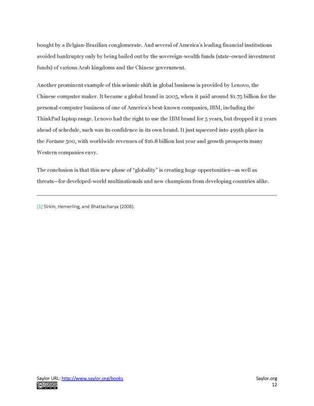 Fundamentals of Global Strategy - Page 12